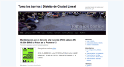 Desktop Screenshot of ciudadlineal.tomalosbarrios.net