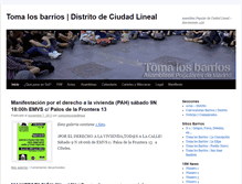 Tablet Screenshot of ciudadlineal.tomalosbarrios.net