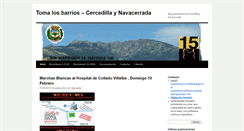 Desktop Screenshot of cercedilla.tomalosbarrios.net